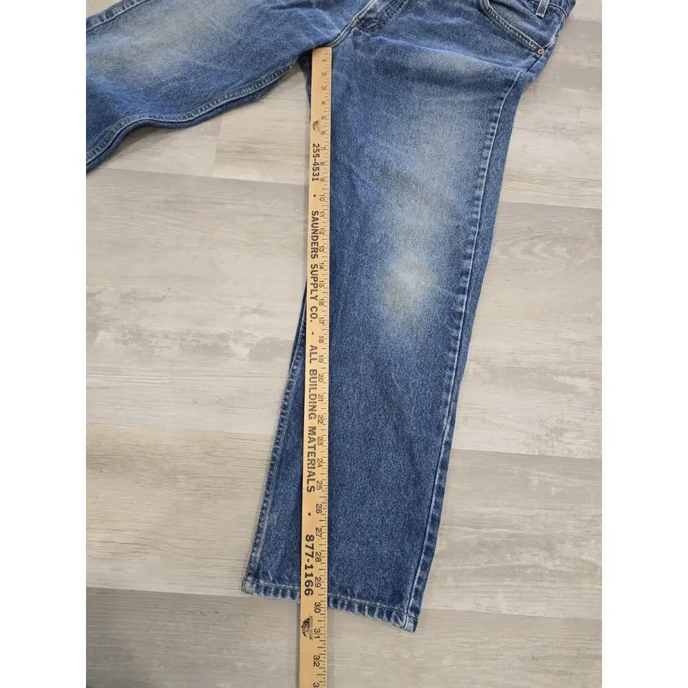 Vintage 1995 Levi's 505 Orange Tab Jeans Made In USA Men's 40x30 Straight Leg